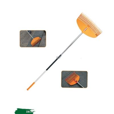 Garten Rake DIY Grade mit 23T PBT Kunststoff Nylon Material und langen Aluminium Griff