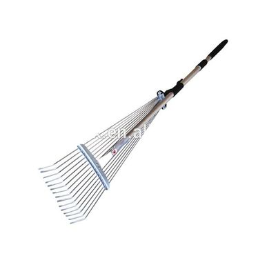 15T Aluminium Greifer Verstellbarer Stahl Rake Ideal für DIY Grade Gartenarbeit Aufgaben