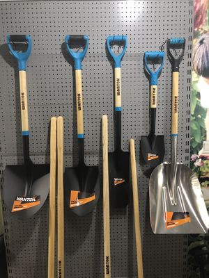 Kundenspezifische Unterstützung 28 Zoll Rundpunkt Schaufel mit Glasfasergriff und D-Plastikgriff