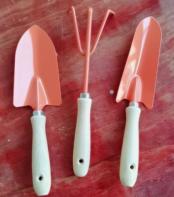 3PCS Holzgriff Mini Schaufel/Rake/Spatze für Blumenpflanzen