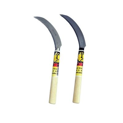 7&quot; SI206G Sickel Holzgriff und schwarze Oxidveredelung für langlebige Leistung