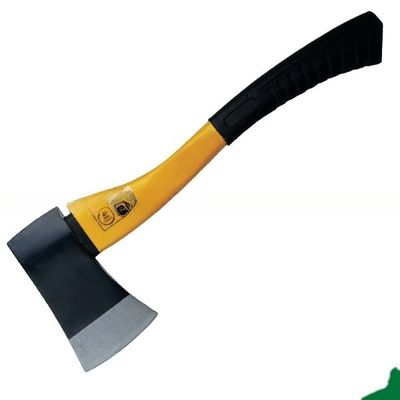 Axt mit 45-Kohlenstoff-Stahl- und wetterbeständigem Glasfaser-Griff