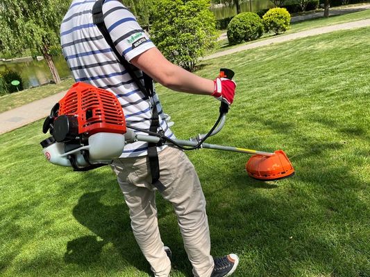 35.8CC Gas 2-Zyklus 2-in-1 Pinsel- und String-Trimmer 17 &quot;Schnittbreite