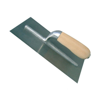Kohlenstoffstahl Edelstahl Holz Grip Plasting Trowel mit Aluminium-Basis quadratisch